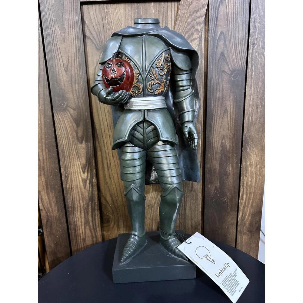 Martha Stewart Halloween Headless Horseman light-up statue